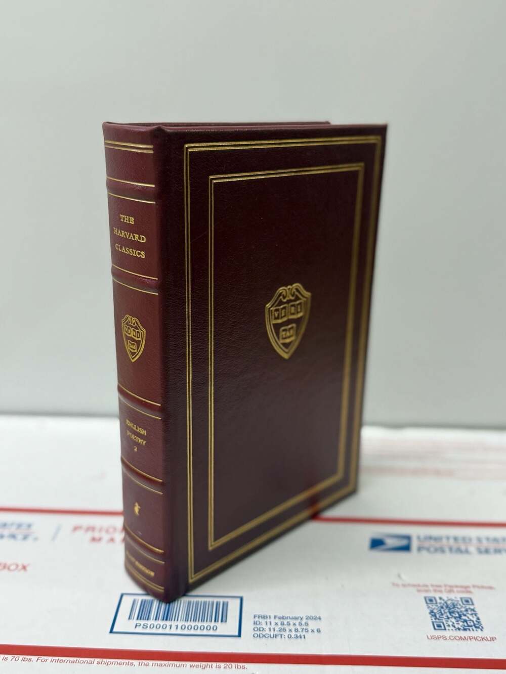 Easton Press Harvard Classics English Poetry Volume 2 Leather Bound Millennium E